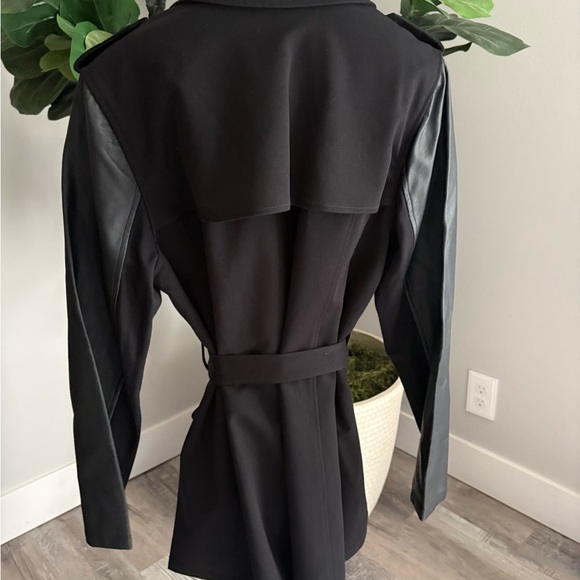 Torrid Women's Black Trench Coat 1 - Picture 6 of 8